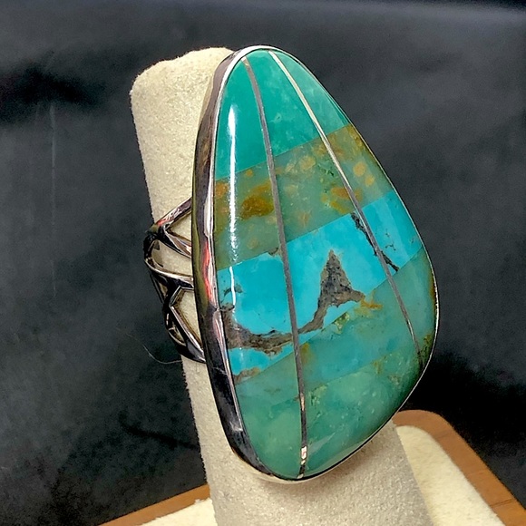 JAY KING DTR Desert Rose Turquoise Sterling Silver Cocktail Ring Sz 6 NWOT - Picture 3 of 12